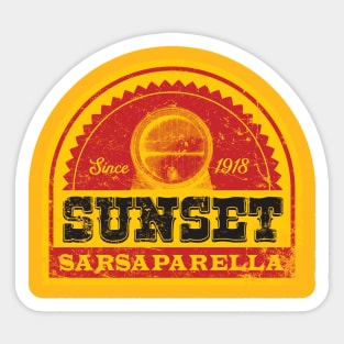 Sunset Sarsaparella Sticker